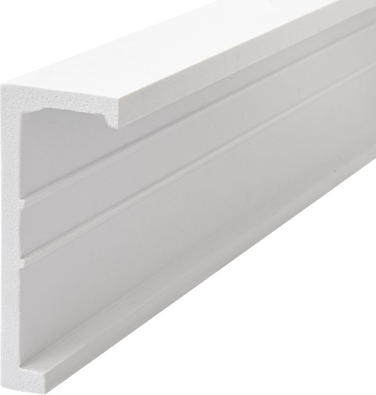 Deco skjuleliste 4 x 10 x 200 cm hvid