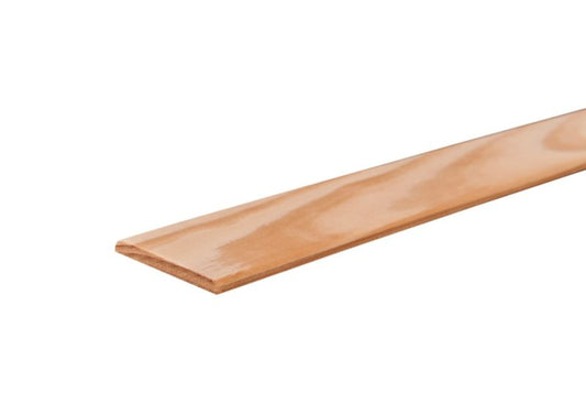 Dobbeltsidet knastfri skjuleliste 6 x 47 x 2400 mm fyrretræ
