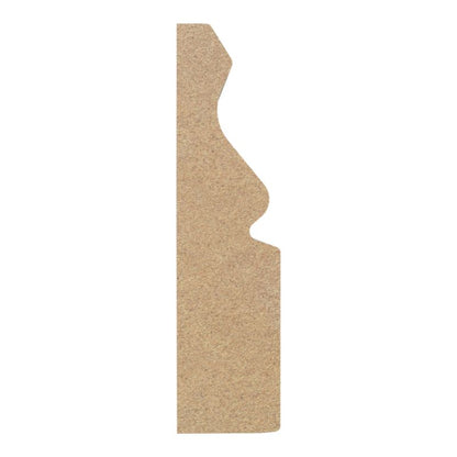 Listva Maskerende MDF 18 x 69 x 2100 mm Ogee Hvid