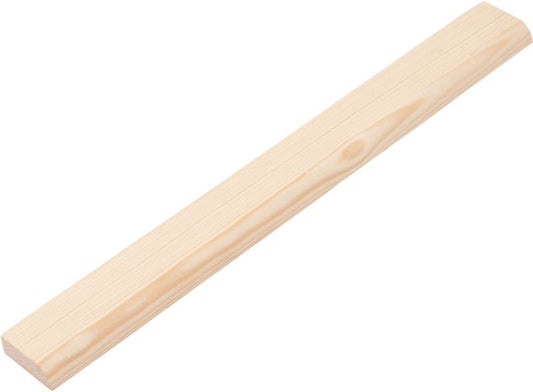 Maskeringsliste i fyrretræ 15 x 44 x 2100 mm rund