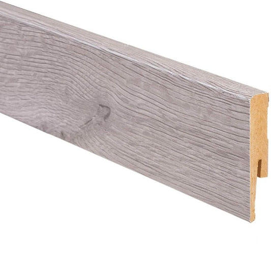 MDF-fodliste Foge LO9 hvid eg