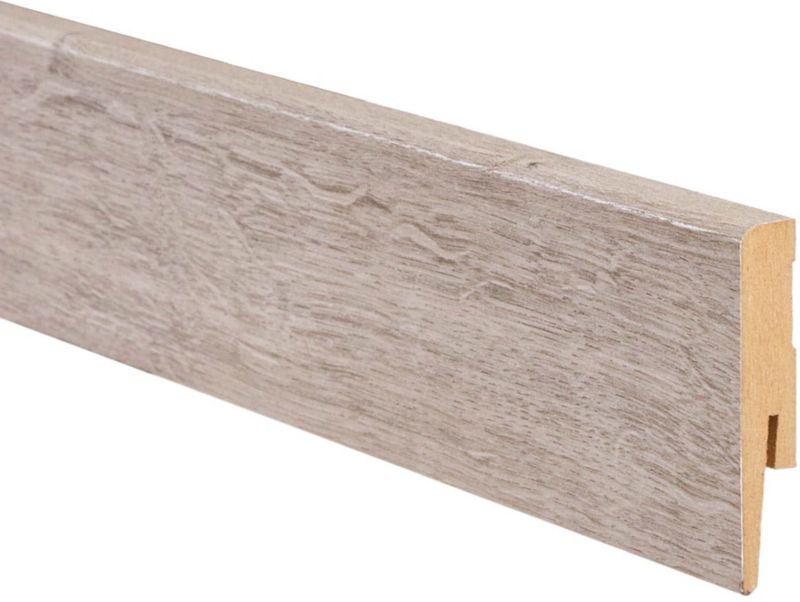 MDF Fodliste LO9 240 cm Eg Lys 80 mm