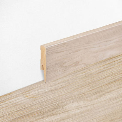 MDF Fodliste LO9 Salerno 80 x 15 x 2400 mm Trælook Mat