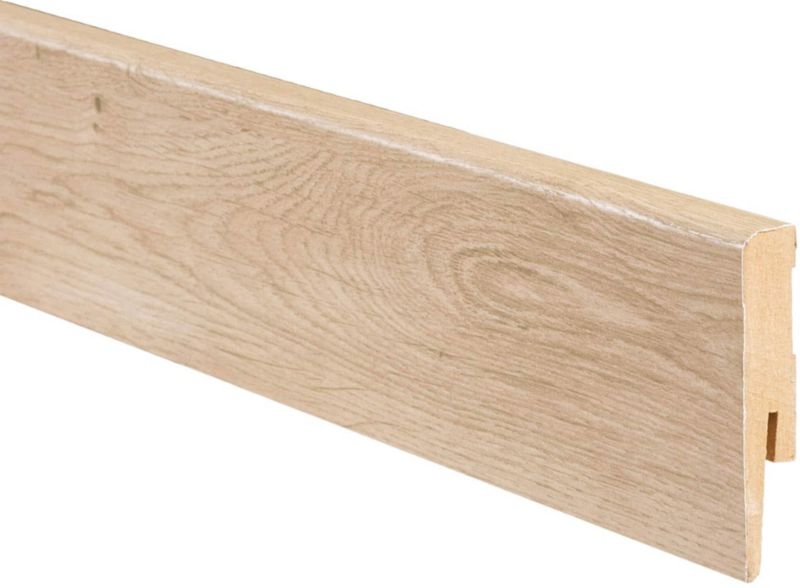MDF Fodpanel 80 x 15 x 2400 mm Trælook Mat