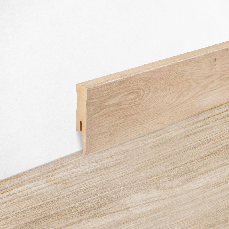 MDF Fodpanel 80 x 15 x 2400 mm Trælook Mat
