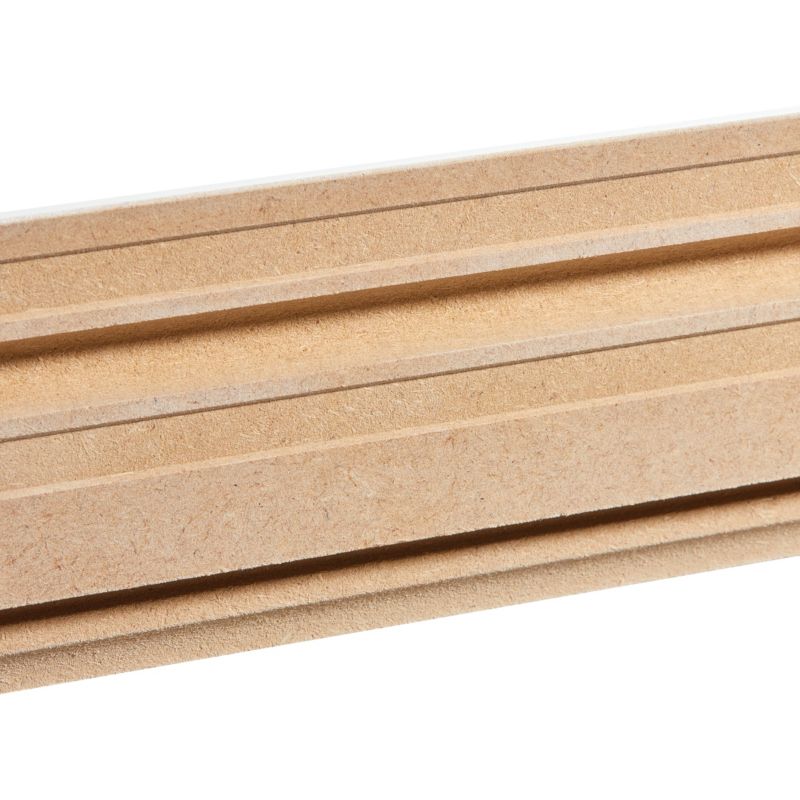 GoodHome MDF-list 60 mm hvid lakkeret decor 4