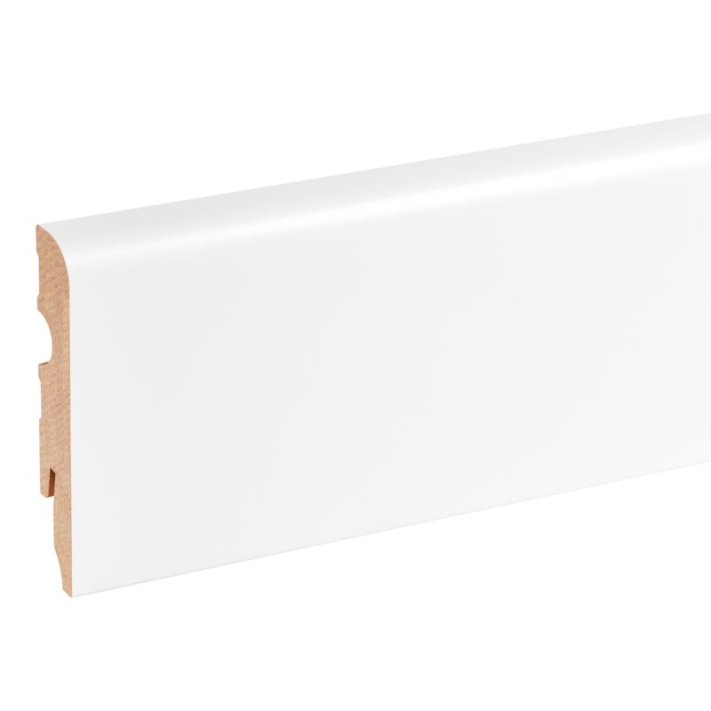 Sokkel MDF 220 cm Hvid Mat