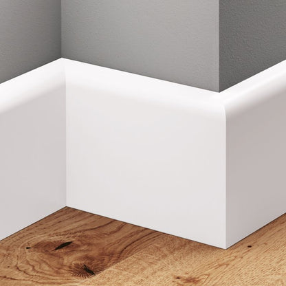 Sokkel MDF 220 cm Hvid Mat