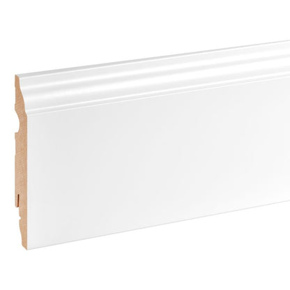 Sokkel 90 mm Hvid MDF 220 cm Mat