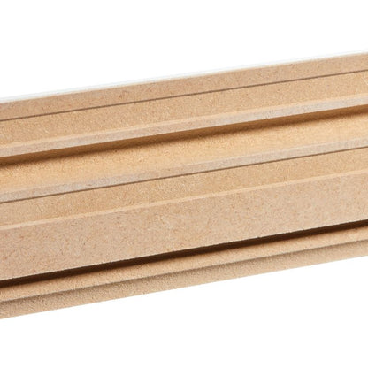 Sokkel 90 mm Hvid MDF 220 cm Mat