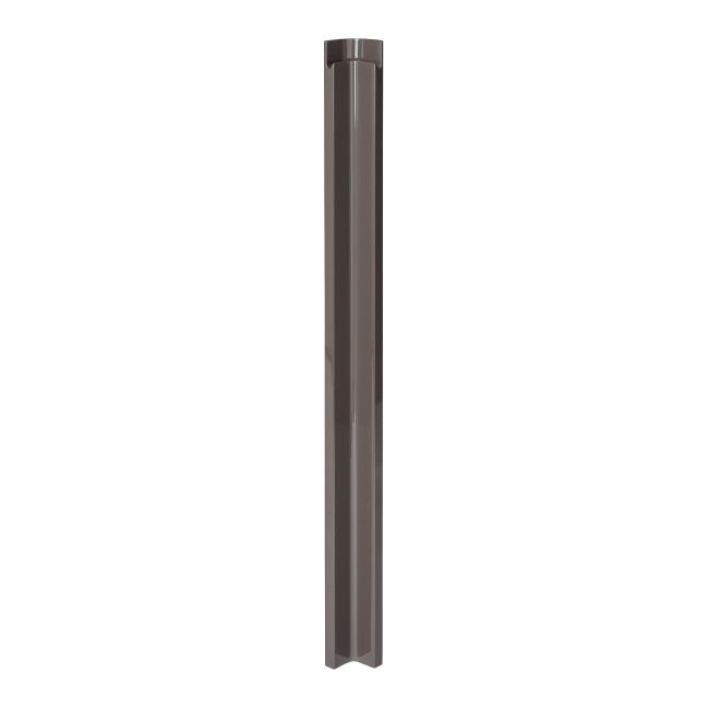 Hjørneliste til vægskab GoodHome Garcinia 91 x 6 cm i antracit med blank overflade