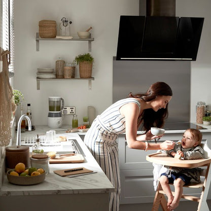 GoodHome Garcinia hjørneliste til vægskab 91 x 6 cm grå sten