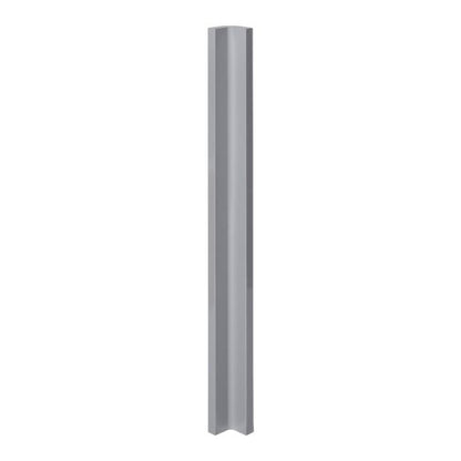Hjørneliste til højskab GoodHome Alisma 89,5 x 5,9 cm grå blank