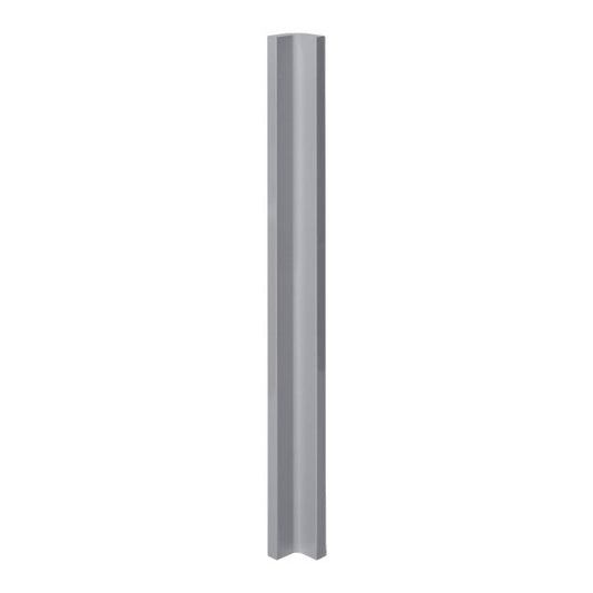 Hjørneliste til højskab GoodHome Alisma 89,5 x 5,9 cm grå blank