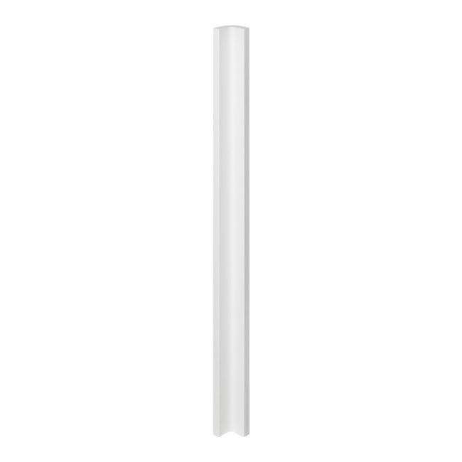 Hjørneliste til højskab GoodHome Alpinia 89,5 x 5,9 cm mat hvid