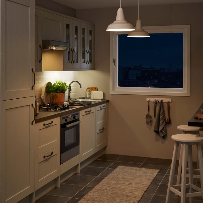 Hjørneliste til højskab GoodHome Alpinia 89,5 x 5,9 cm i gråtræ