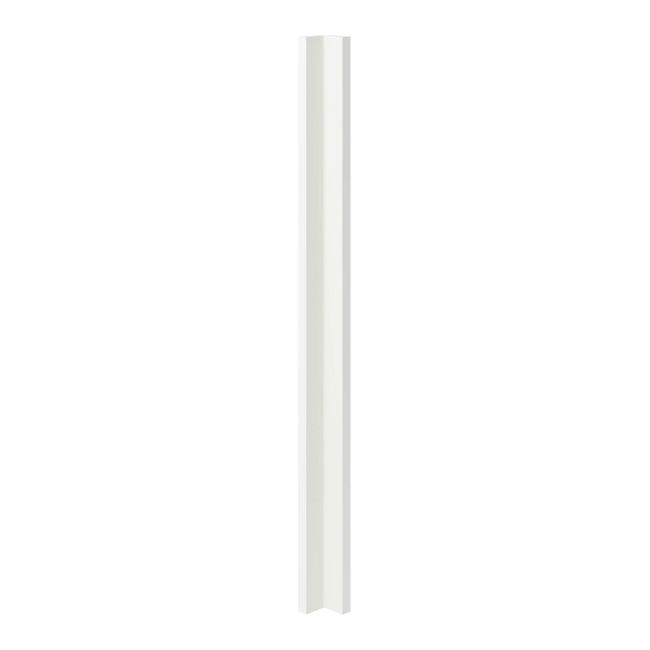 Hjørneliste til højskab GoodHome Stevia 89,5 x 5,9 cm hvid højglans