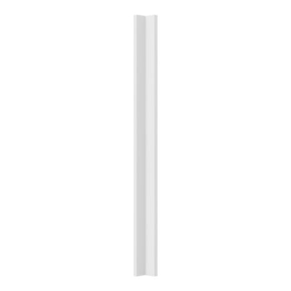 GoodHome Stevia hjørneliste 2,03 x 89,5 cm mat hvid