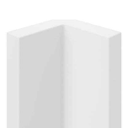 GoodHome Stevia hjørneliste 2,03 x 89,5 cm mat hvid