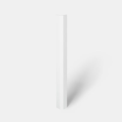 GoodHome Stevia hjørneliste 71,5 x 5,9 cm i hvid højglans
