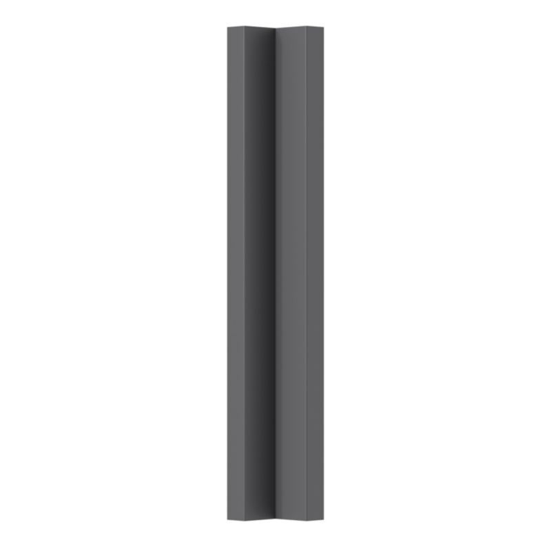 GoodHome Stevia Innovo hjørneliste 34 x 4,8 cm mat antracit