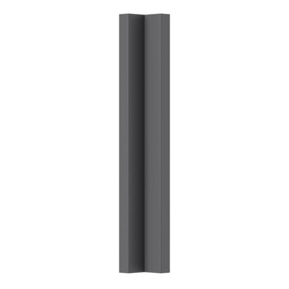 GoodHome Stevia Innovo hjørneliste 34 x 4,8 cm mat antracit