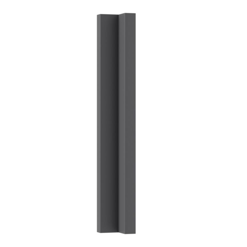GoodHome Stevia Innovo hjørneliste 34 x 4,8 cm mat antracit