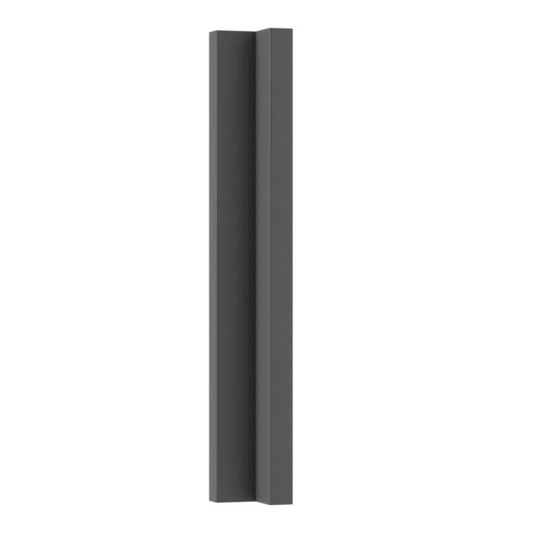 GoodHome Stevia Innovo hjørneliste 34 x 4,8 cm mat antracit