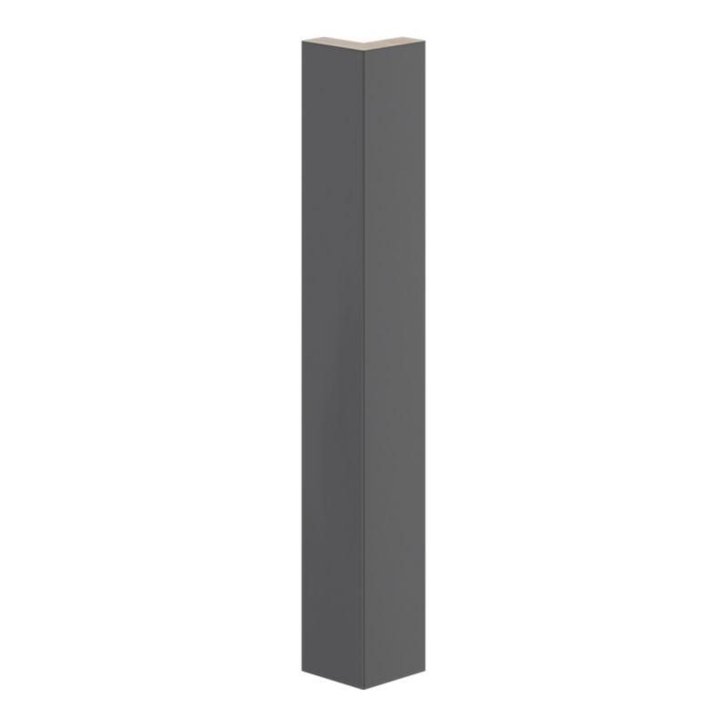 GoodHome Stevia Innovo hjørneliste 34 x 4,8 cm antracit