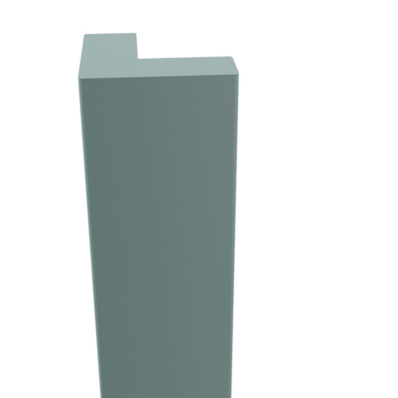 GoodHome Stevia Innovo hjørneliste 34 x 4,8 cm mat grøn