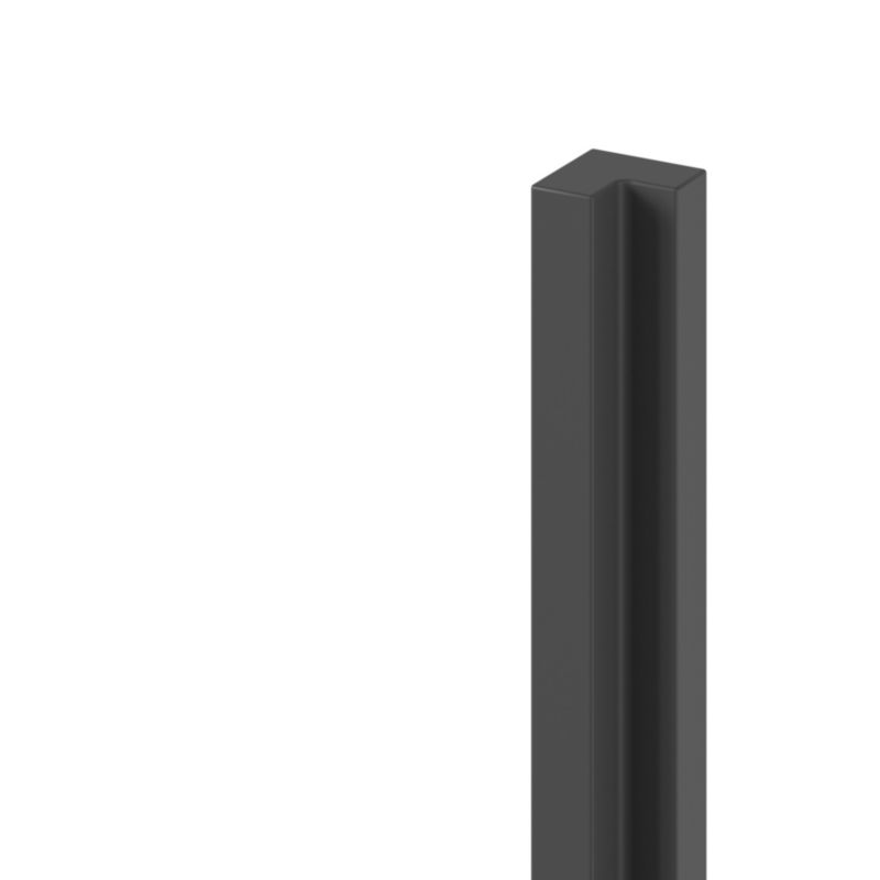 GoodHome Stevia Innovo hjørneliste 71,5 x 3,4 cm mat antracit