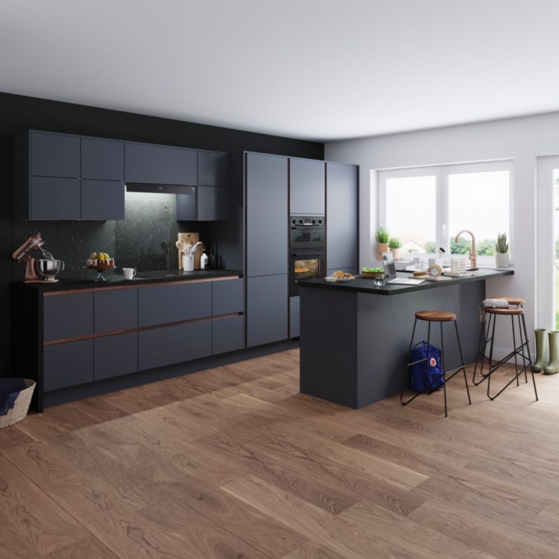 GoodHome Stevia Innovo hjørneliste 71,5 x 3,4 cm blå mat