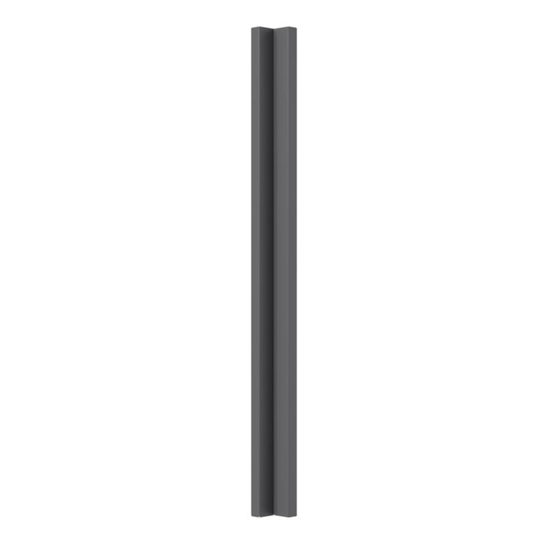 GoodHome Stevia Innovo hjørneliste 71,5 x 4,8 cm mat antracit