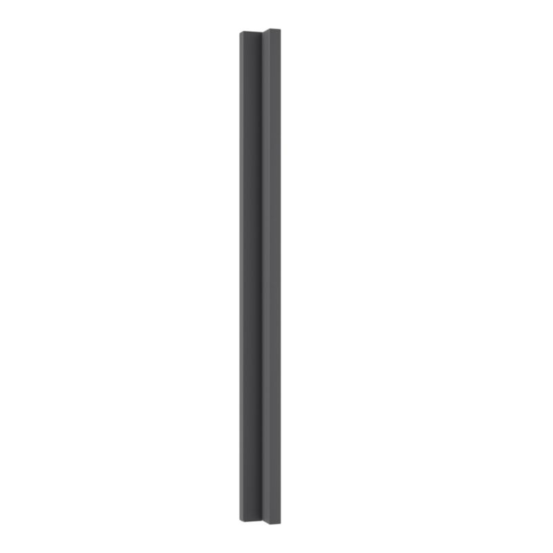 GoodHome Stevia Innovo hjørneliste 71,5 x 4,8 cm mat antracit