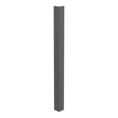 GoodHome Stevia Innovo hjørneliste 71,5 x 5,9 cm i antracit med blank finish