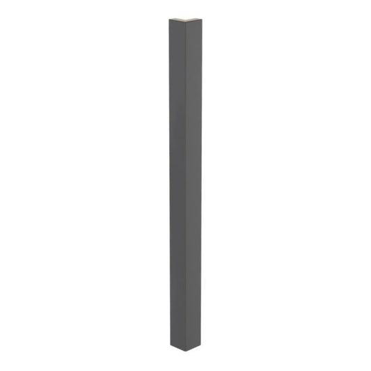 GoodHome Stevia Innovo hjørneliste 71,5 x 5,9 cm i antracit med blank finish