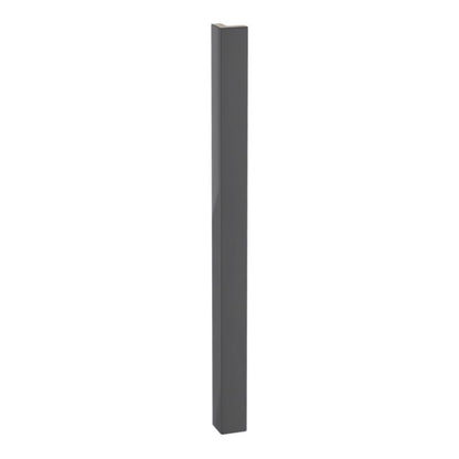 GoodHome Stevia Innovo hjørneliste 71,5 x 5,9 cm i antracit med blank finish
