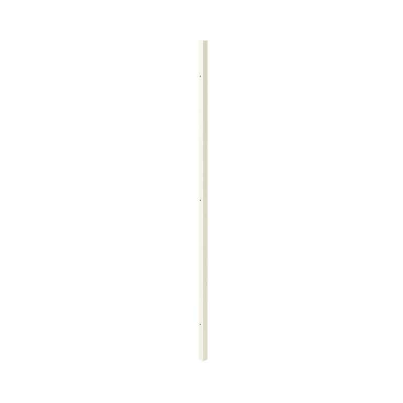 Vinkelhjørneliste til højskab GoodHome Stevia 2 x 89,5 cm kremet blank