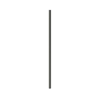 Vinkelhjørneliste til højskab GoodHome Stevia / Garcinia 2 x 89,5 cm i antracit med blank overflade