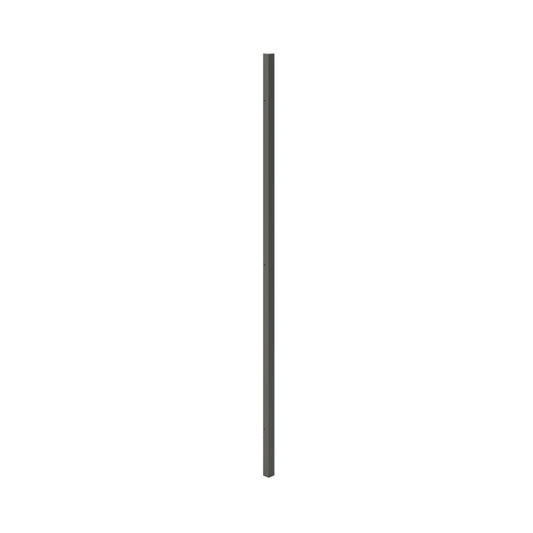 Vinkelhjørneliste til højskab GoodHome Stevia / Garcinia 2 x 89,5 cm i antracit med blank overflade