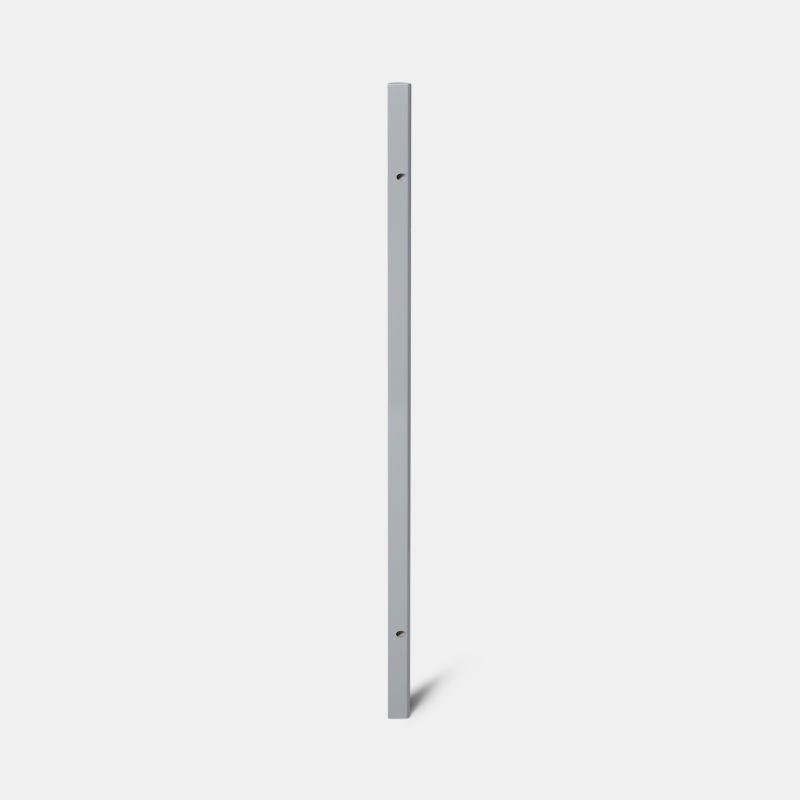 GoodHome Alisma hjørneliste 71,5 cm grå blank