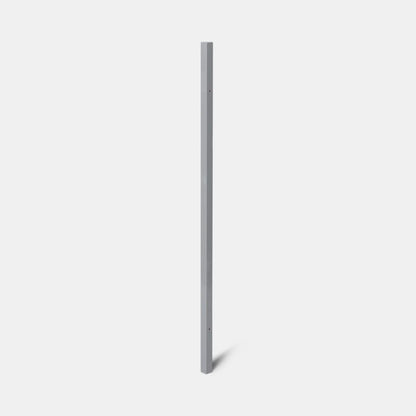 GoodHome Alisma hjørneliste 71,5 cm grå blank