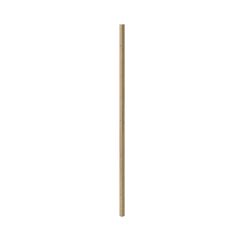 GoodHome Alpinia hjørneliste 89,5 cm egetræ