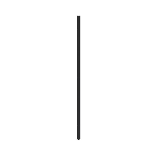 GoodHome Pasilla hjørneliste 89,5 cm mat sort