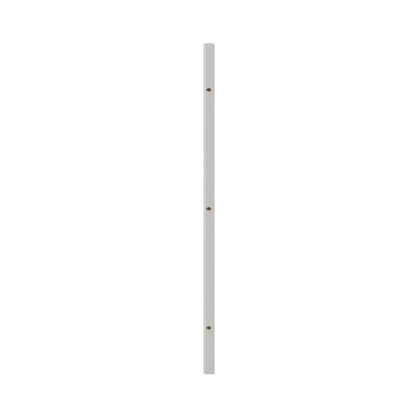 GoodHome Stevia hjørneliste 2 x 71,5 cm mat grå