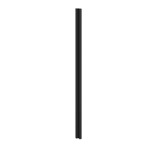 GoodHome Stevia Innovo hjørneliste 89,5 x 3,4 cm mat sort