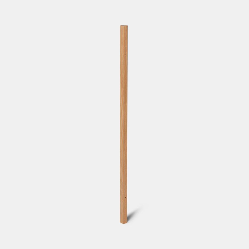 GoodHome Verbena hjørneliste 71,5 cm i naturlig egetræ
