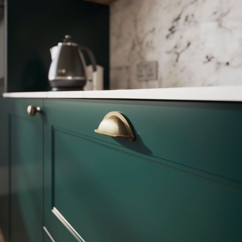 GoodHome Artemisia standard hjørneliste i grøn
