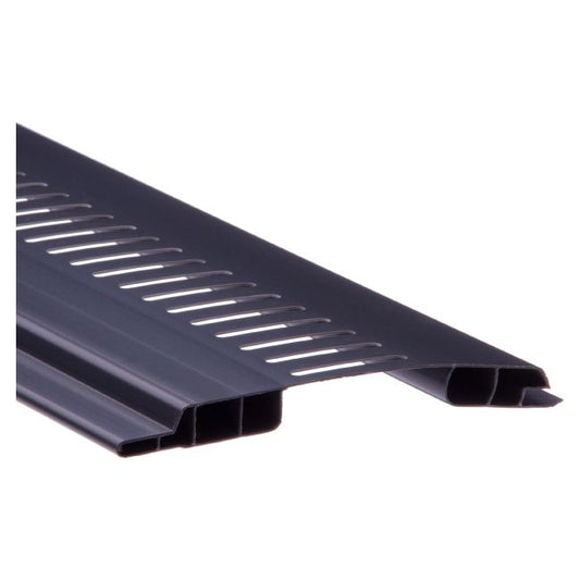 PCV-ventilationsliste Cezar 10 cm grafit 3 m