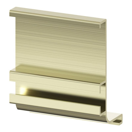 GoodHome Innovo vandret sokkeliste i messing